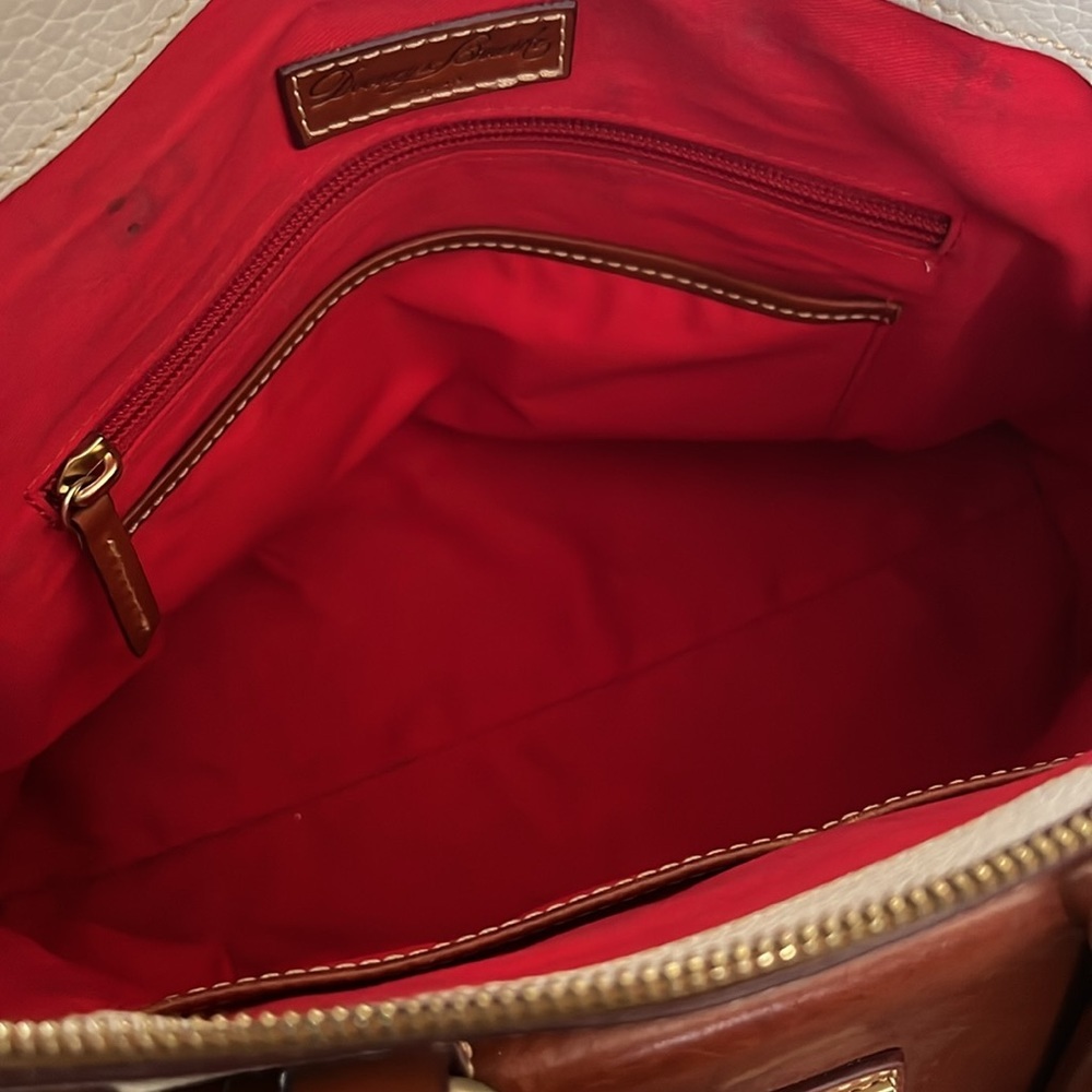 Dooney & Bourke cream satchel bag - Picture 10 of 16